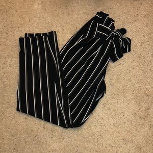 Striped work pants